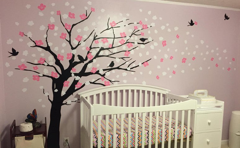 Designing a Stylish and Functional Children's Room with Simple Shapes’ Wall Decals and Wallpaper
