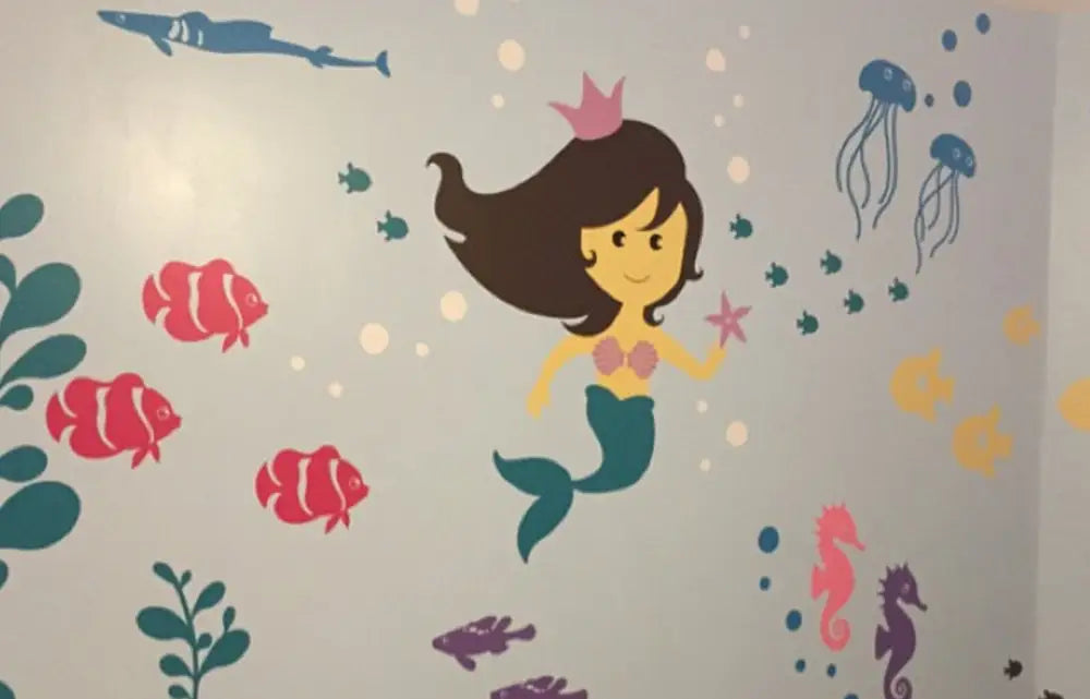 Create a Magical Children's Playroom with Simple Shapes Wall Decor