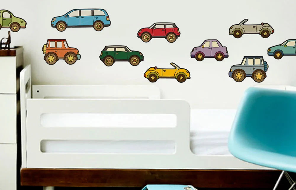 Transforming Your Living Room with Stylish Car Wall Stickers