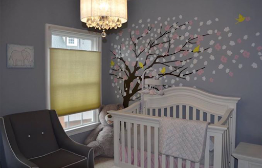 Create a Stunning Nursery with Simple Shapes Wall Decor