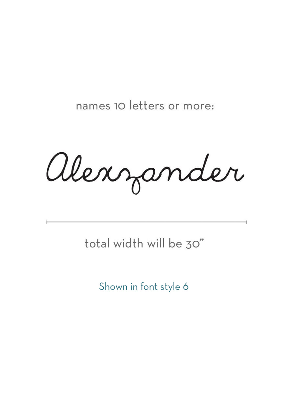 Adding Letters To Names Personalized Name Lettering Decal – Simple Shapes