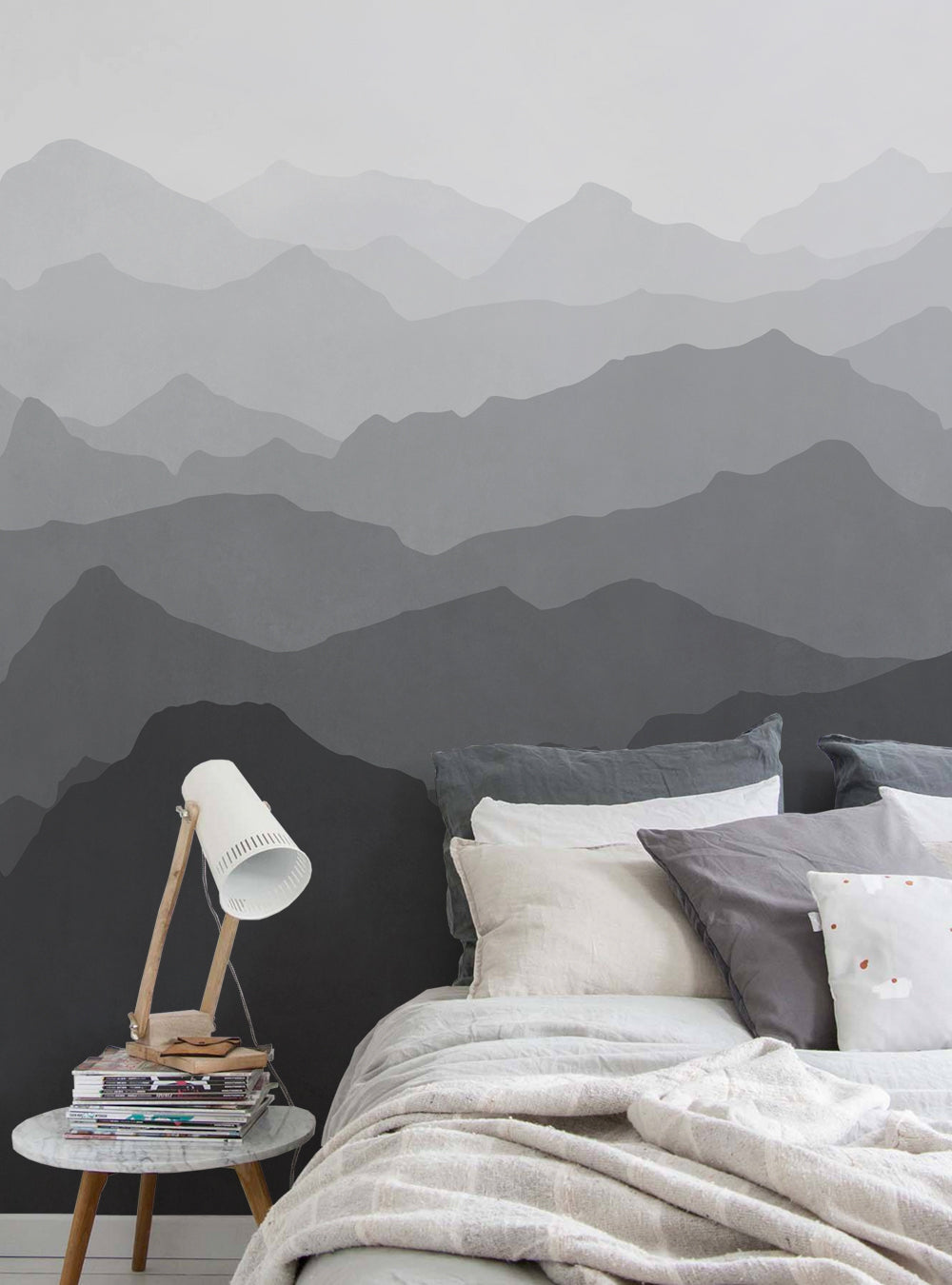 Mountain Landscape Mountain Mural Mountain Wallpaper Stock Vector Royalty  Free 1446995387  Shutterstock