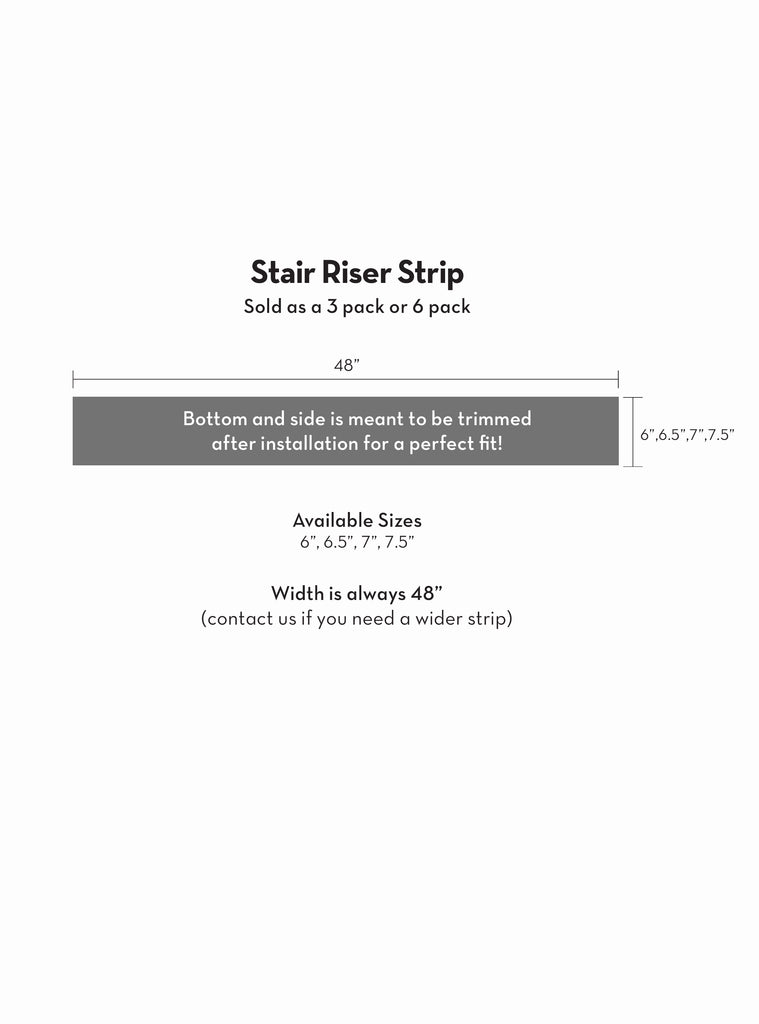 Wicker Riser Wicker Weave Peel and Stick Stair Riser Strips – Simple Shapes