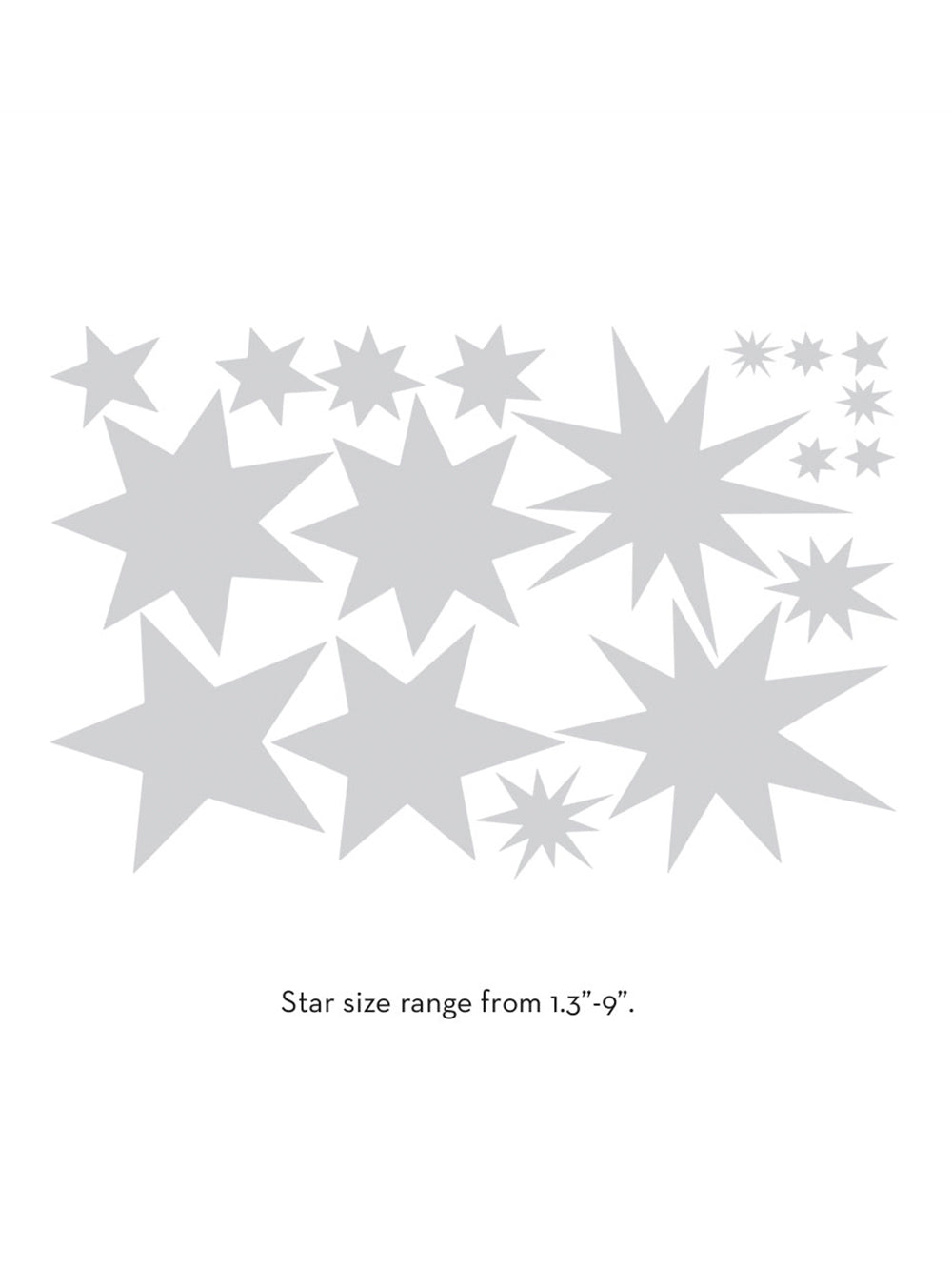 Spontaneous Stars Wall Decals – Simple Shapes