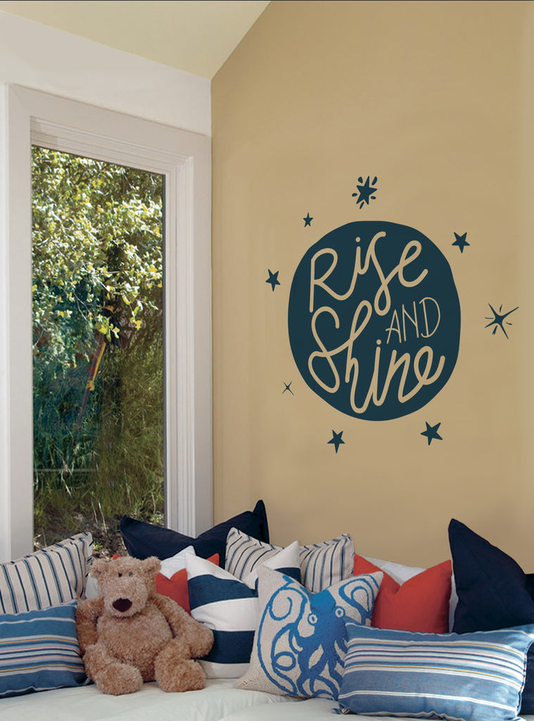 Rise and Shine Wall Decal – Simple Shapes
