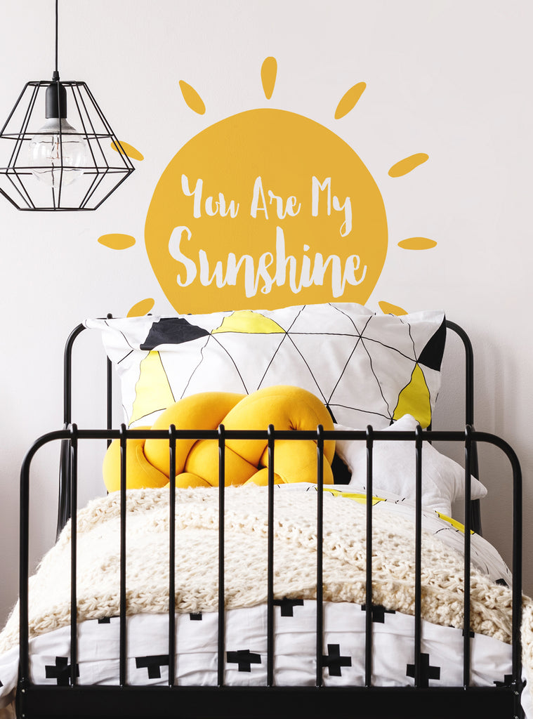 You Are My Sunshine Wall Decal – Simple Shapes