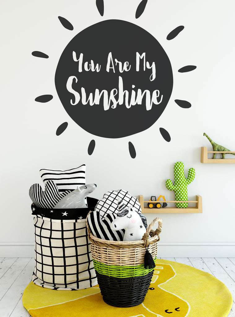 You Are My Sunshine Wall Decal – Simple Shapes