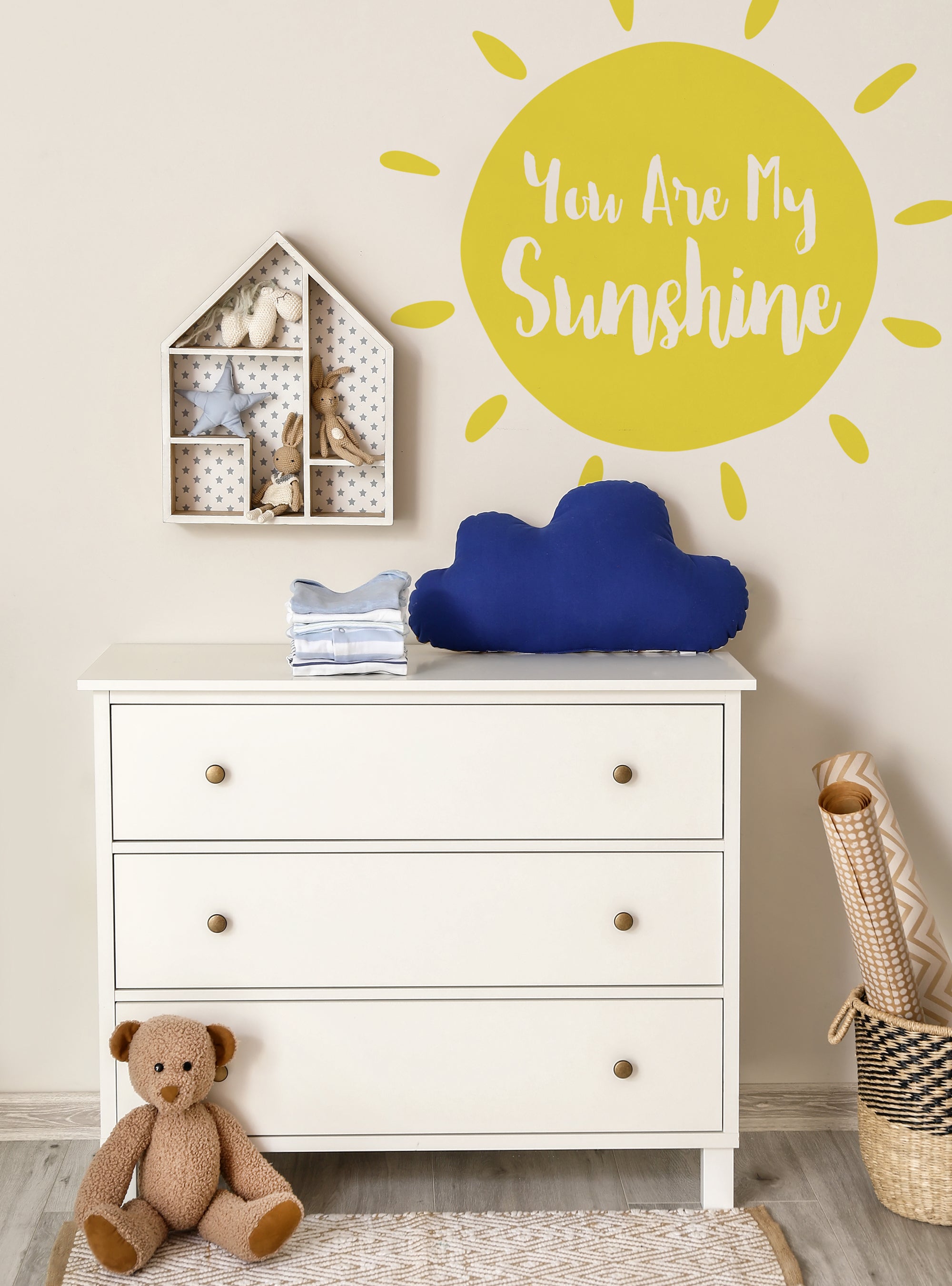 You Are My Sunshine Wall Decal – Simple Shapes
