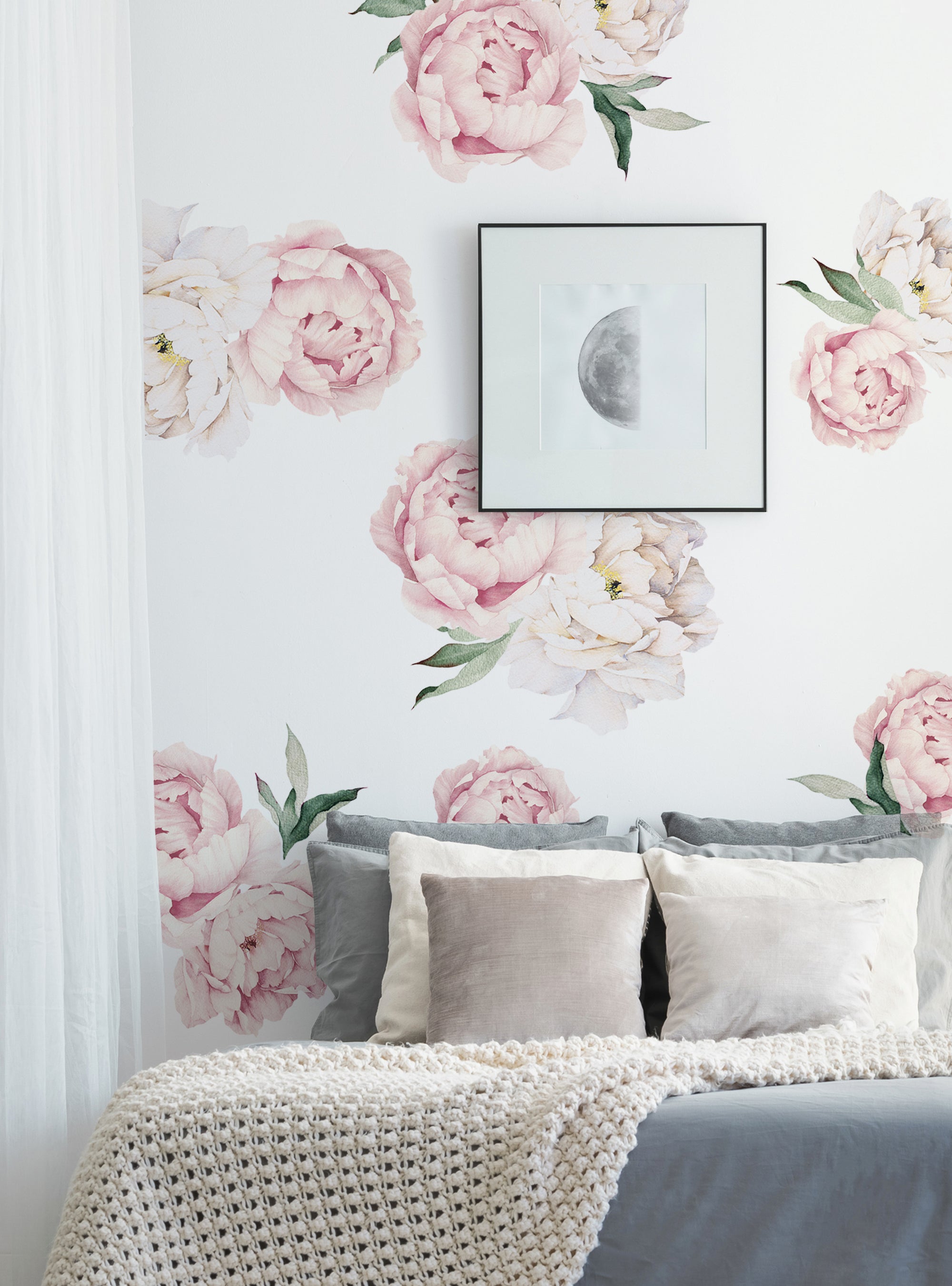 Vintage Flower Wall Stickers Vintage Floral Wall Decals | Urbanwalls