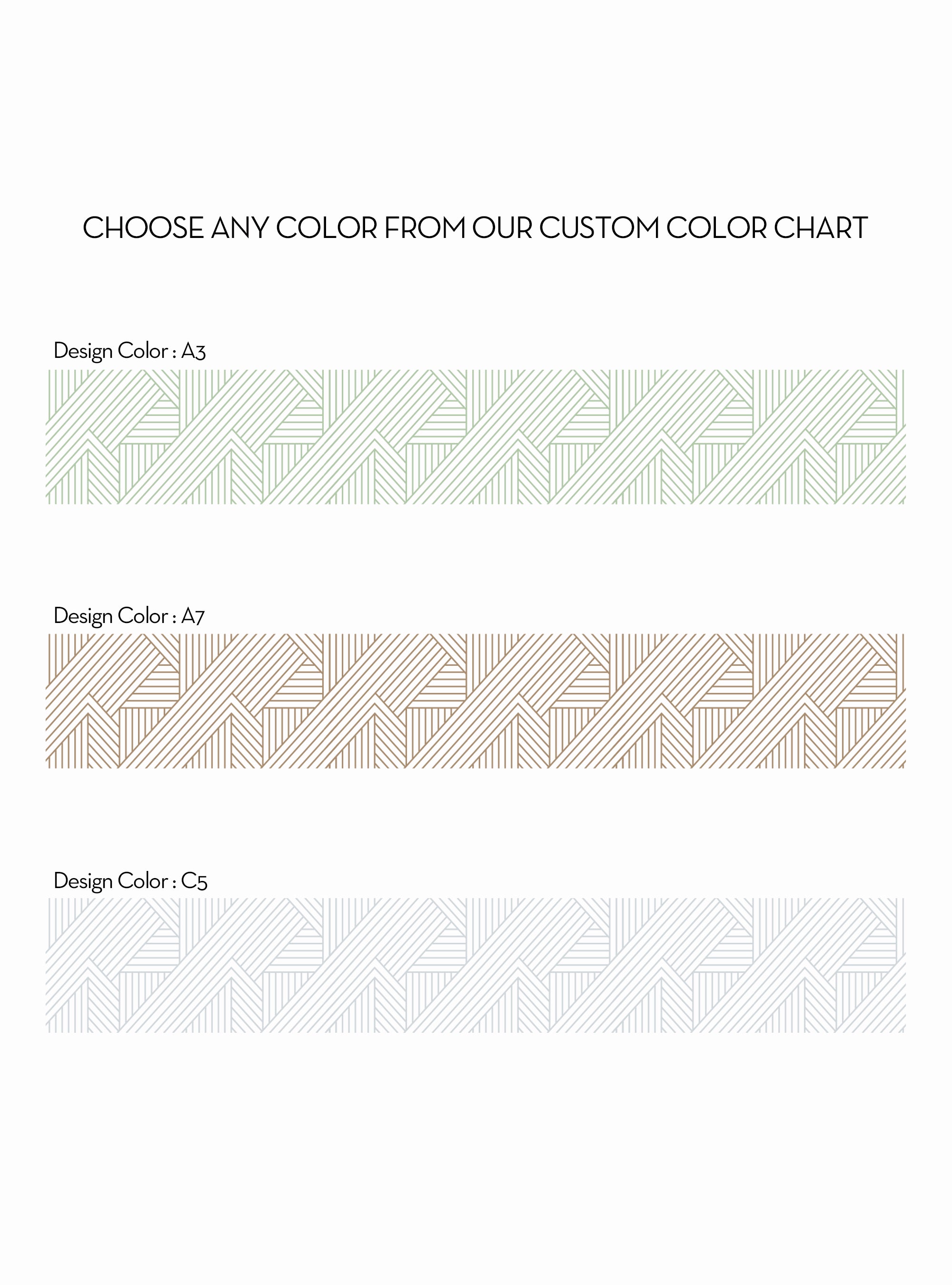 Step Splitter Color Interwoven Parquet Peel and Stick Stair Riser Strips – Simple Shapes